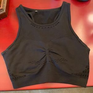 Gymshark Flawless Knit Sports Bra - Black